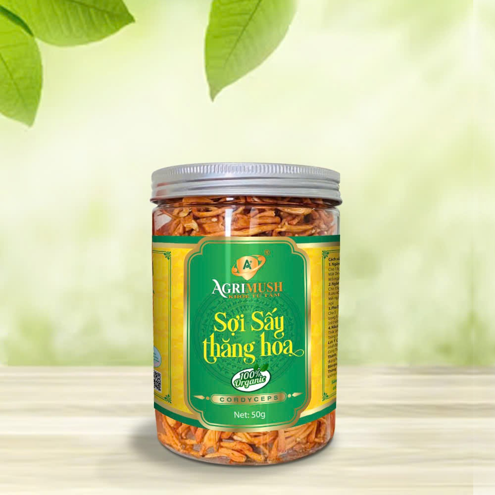 Sợi sấy thăng hoa đông trùng hạ thảo - 50gram